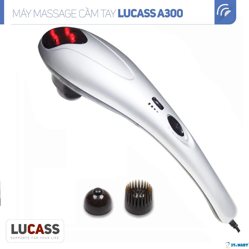 Máy masage 3 đầu Lucass