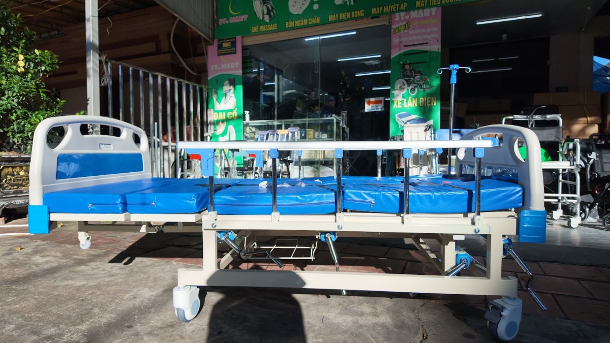 Giường y tế 4 tay quay đa năng — ảnh 8