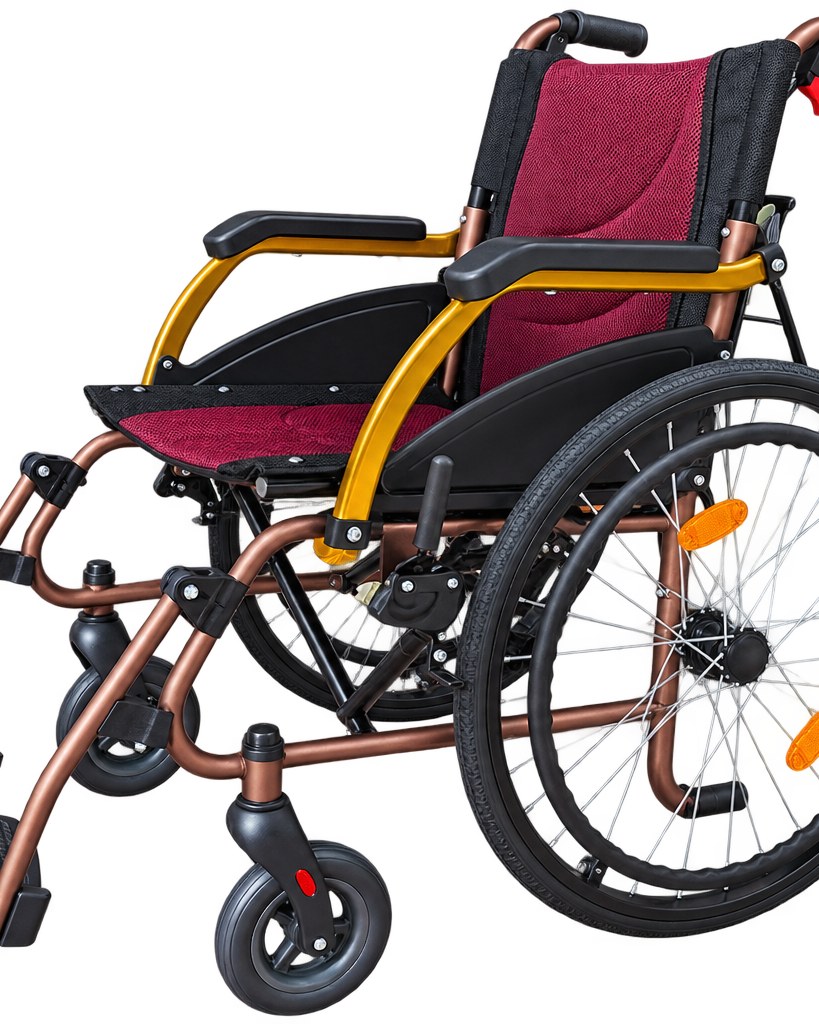 Xe lăn nhôm gấp gọn X65 — ảnh 2