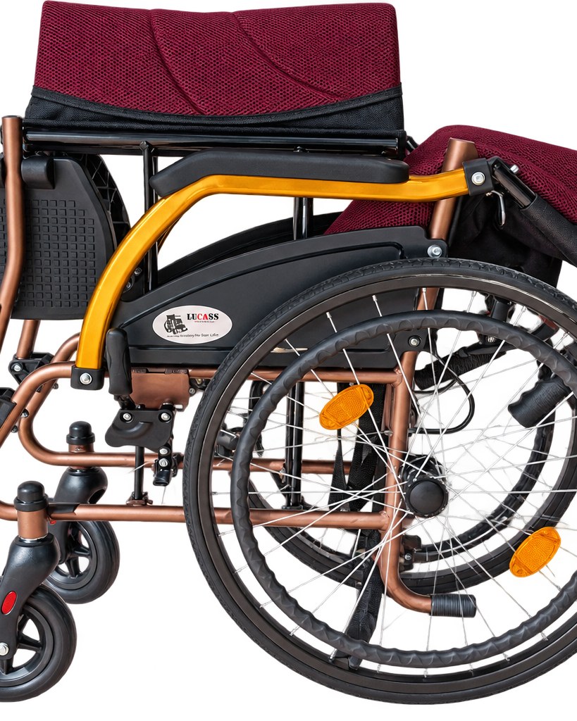 Xe lăn nhôm gấp gọn X65 — ảnh 3