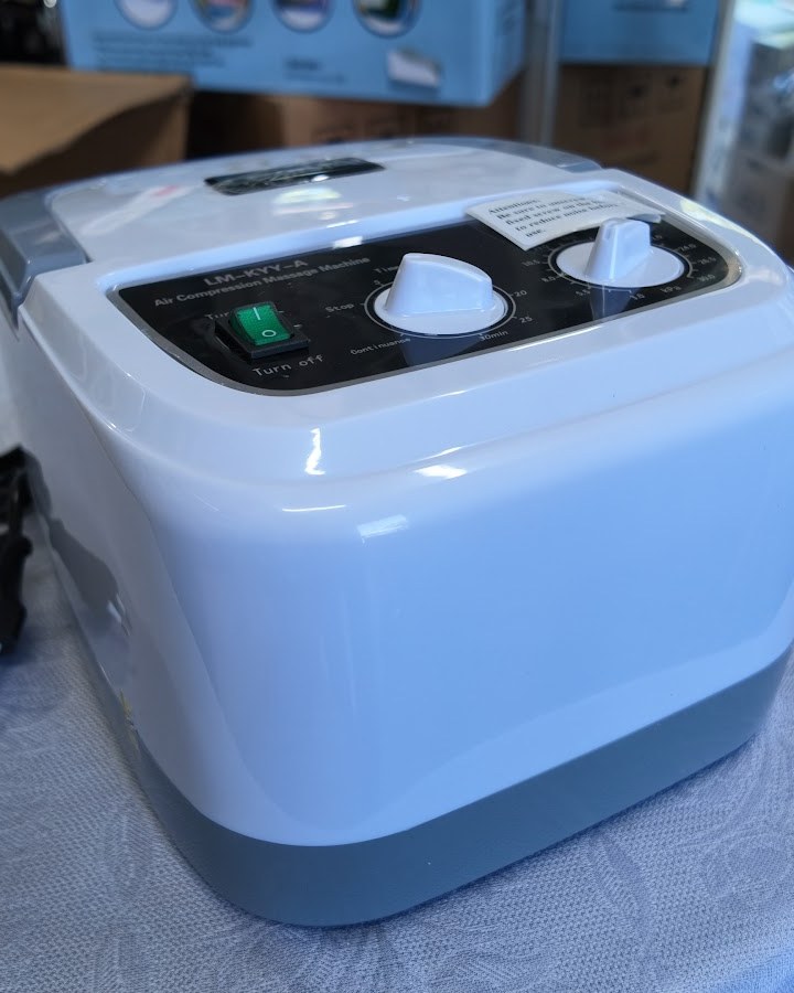 Máy nén khí trị liệu 2 chân + tay + lưng — ảnh 3