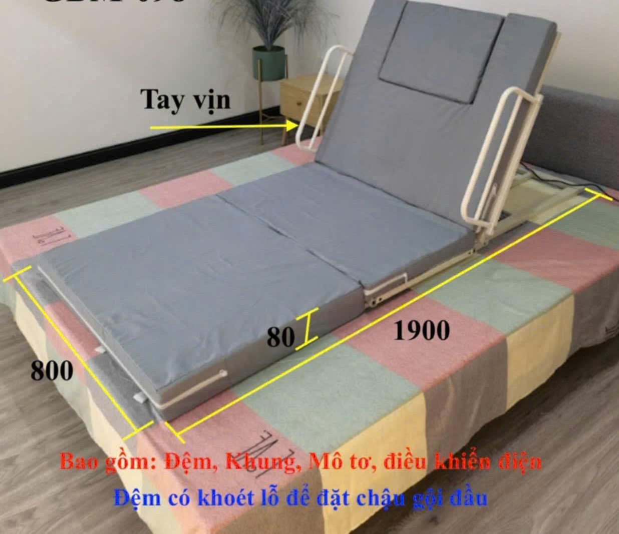 Tựa lưng điện tử nâng hạ 098